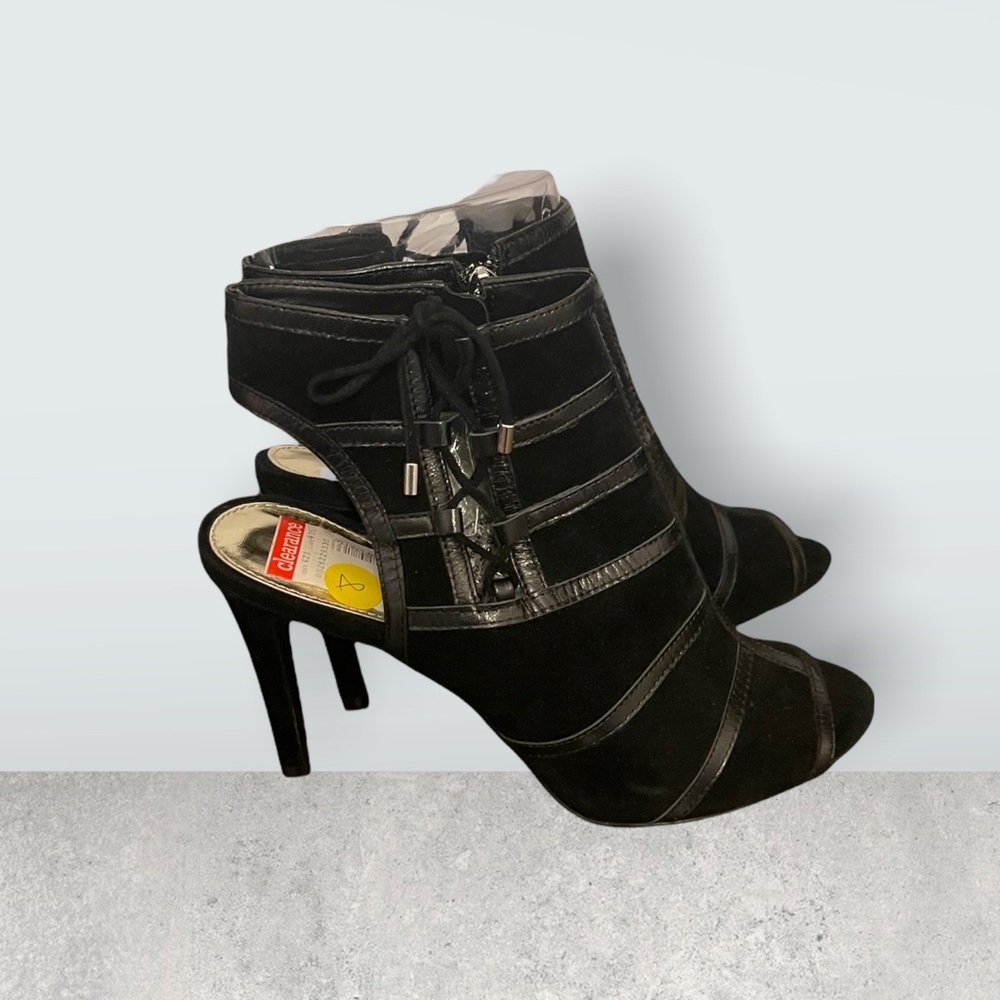 Black lace front shoes Ralph Lauren
